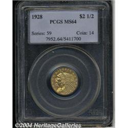 1928[$2 1/2] MS64 PCGS.