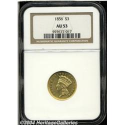 1856[$3] AU53 NGC.