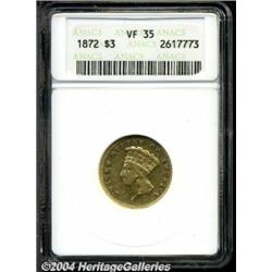 1872[$3] VF35 ANACS.