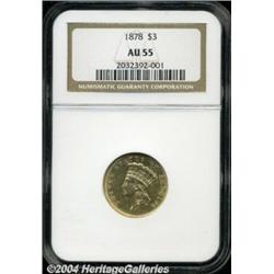 1878[$3] AU55 NGC.
