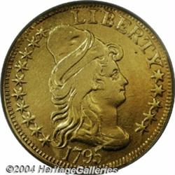 1795[$5] Small Eagle AU Details, Mount Removed, NCS.