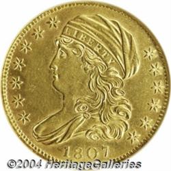 1807[$5] Bust Left--Altered Surfaces--ANACS. Unc Details, Net AU55.