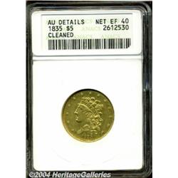 1835[$5]--Cleaned--ANACS. AU Details, Net XF45.