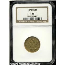 1874-CC[$5] Fine 15 NGC.