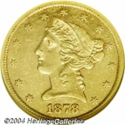 1878-CC[$5] AU55 NGC.