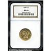 Image 1 : 1880[$5] MS64 NGC.