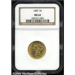 1885[$5] MS64 NGC.