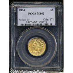 1894[$5] MS63 PCGS.