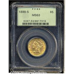 1898-S[$5] MS63 PCGS.