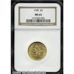 1905[$5] MS64 NGC.
