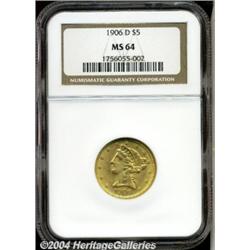 1906-D[$5] MS64 NGC.