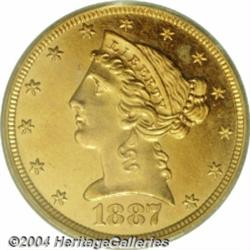 1887[$5] PR62 PCGS.