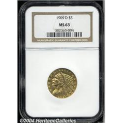 1909-D[$5] MS63 NGC.