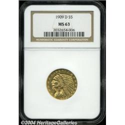 1909-D[$5] MS63 NGC.
