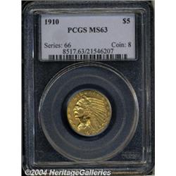 1910[$5] MS63 PCGS.