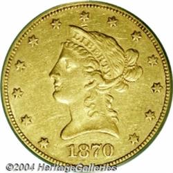 1870-CC[$10] XF45 PCGS.