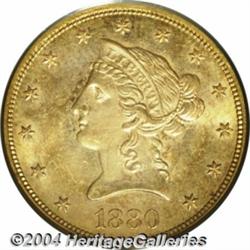 1880-S[$10] MS64 PCGS.