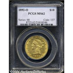 1892-O[$10] MS62 PCGS.
