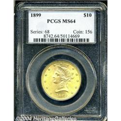 1899[$10] MS64 PCGS.