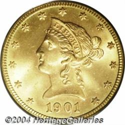 1901-S[$10] MS65 PCGS.
