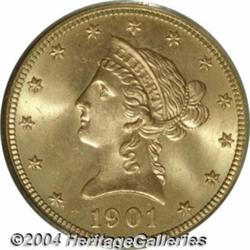 1901-S[$10] MS66 NGC.