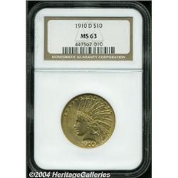 1910-D[$10] MS63 NGC.