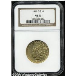 1911-D[$10] AU53 NGC.