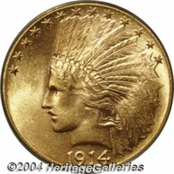 1914-S[$10] MS64 PCGS.