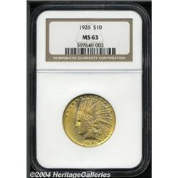 1926[$10] MS63 NGC.