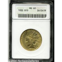 1932[$10] MS60 ANACS.