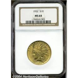 1932[$10] MS64 NGC.