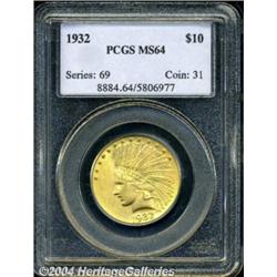 1932[$10] MS64 PCGS.