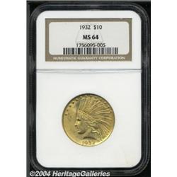1932[$10] MS64 NGC.