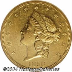 1850[$20] AU55 NGC.