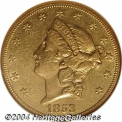 1853-O[$20] AU50 NGC.