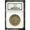 Image 1 : 1857-S[$20] AU58 NGC.