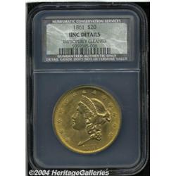 1861[$20] MS60 Details, Improperly Cleaned, NCS.