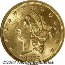 1875[$20] MS62 NGC.