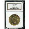 Image 1 : 1876-S[$20] MS60 NGC.