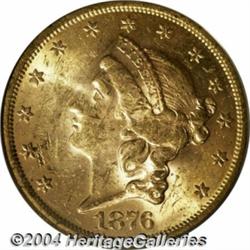 1876-S[$20] MS62 PCGS.