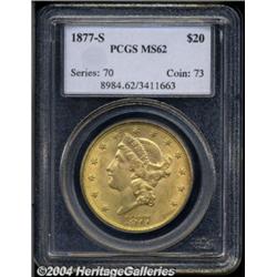 1877-S[$20] MS62 PCGS.