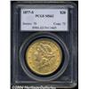 Image 1 : 1877-S[$20] MS62 PCGS.
