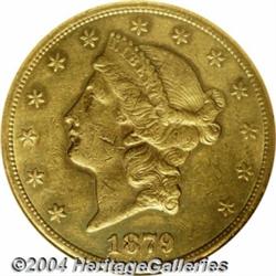 1879-CC[$20]--Cleaned--ANACS. AU Details, Net XF40.