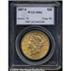 Image 1 : 1887-S[$20] MS62 PCGS.