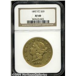 1892-CC[$20] XF40 NGC.
