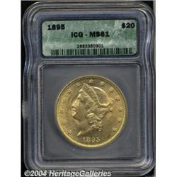 1895[$20] MS61 ICG.