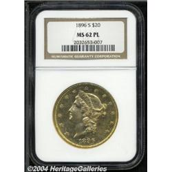 1896-S[$20] MS62 Prooflike NGC.
