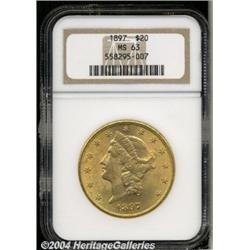 1897[$20] MS63 NGC.