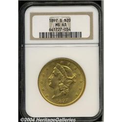 1897-S[$20] MS63 NGC.