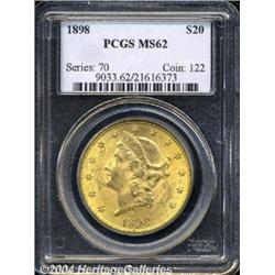 1898[$20] MS62 PCGS.